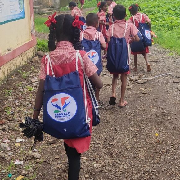 Support for Education –  Your help will provide a school kit to every needy kid of 90 Z.P. schools from remote tribal area of Palghar & Raigad dist. MH